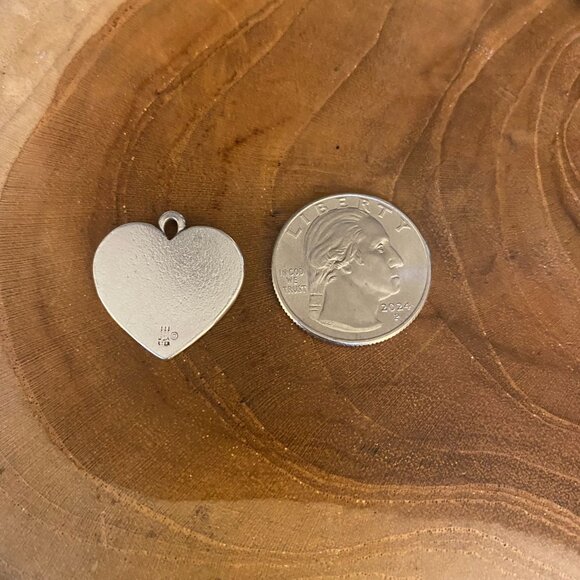 James Avery The Heart Remembers Charm, Sterling Silver - Picture 2 of 2